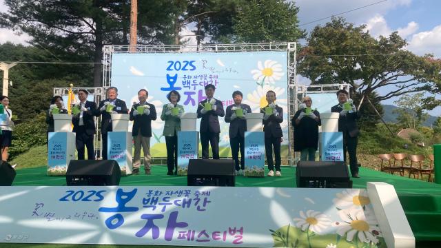 지난 2일 열린 봉자페스티벌 개막식 장면. (사진=봉화군)