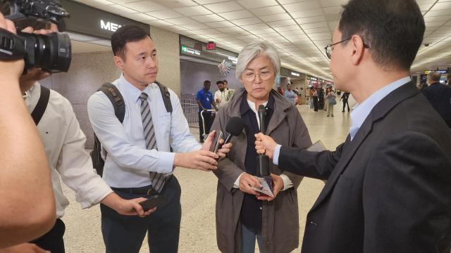 미국 입국한 강경화 신임 주미대사 사진연합뉴스