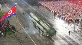 North Korea unveils new ICBM at late-night military parade
