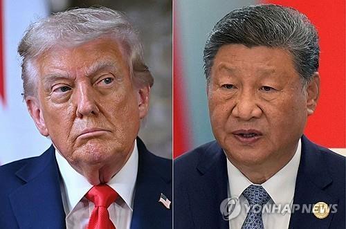 트럼프 미국 대통령왼쪽과 시진핑 중국 국가주석 사진AFP 연합뉴스