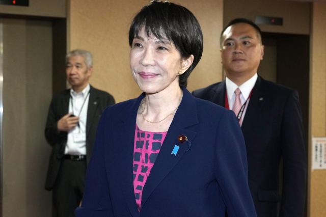 다카이치 사나에 일본 자민당 총재 사진교도AP연합뉴스