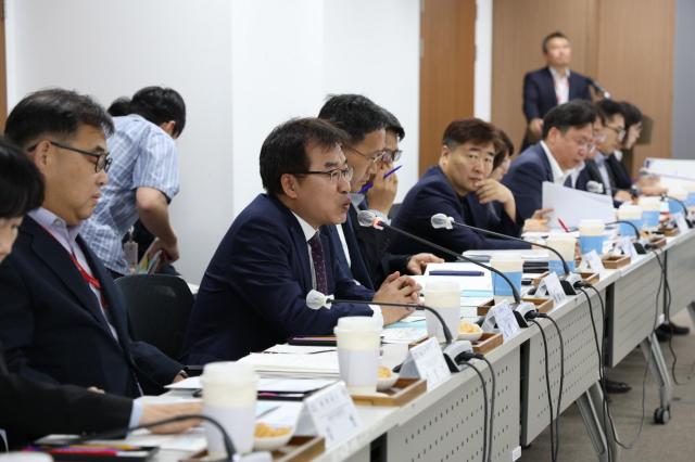 예산정책협의회 모습사진충남도