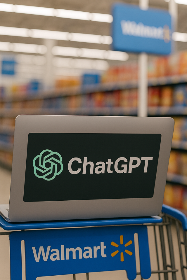 월마트와 챗GPT 사진챗GPT 생성 이미지