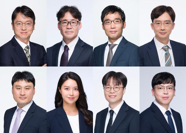 첫째줄 좌측부터김용호 변호사 이동희 수석전문위원 이승수 변호사 최혁준 변호사 둘째줄 좌측부터 안헌준 변호사 여진아 변호사 고윤섭 전문위원 박길범 연구위원 사진법무법인 세종