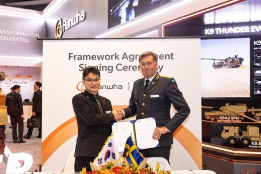 Hanwha Aerospace secures $105 million modular charge contract with Sweden