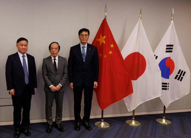 李昌鏞総裁、日中の中央銀行総裁とワシントン会合