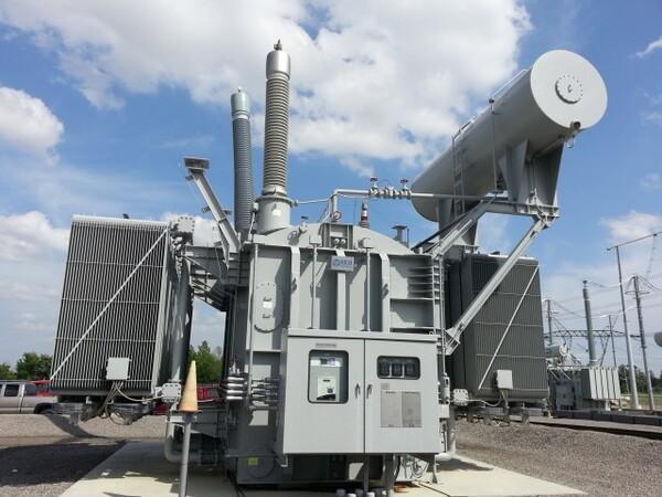 미국 송전망에 설치된 효성중공업 765kV 초고압변압기사진효성중공업