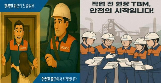 광양제철소 생성형AI 기반 포스터 공모전 수상작 사진광양제철소