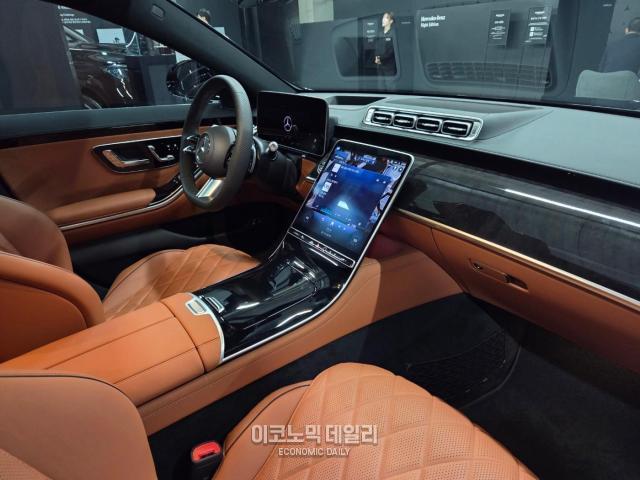메르세데스-벤츠의 S 450 4MATIC 실내 디자인 사진류청빛 기자