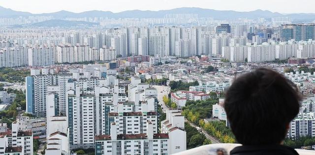 수도권의 아파트 단지 전경 모습이다 사진연합뉴스