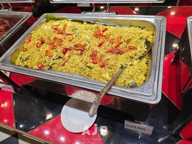 Traditional Malaysian style fried rice at Restoran Rebung Chef Ismail in Kuala Lumpur Oct 3 2025 AJP Kim Dong-young