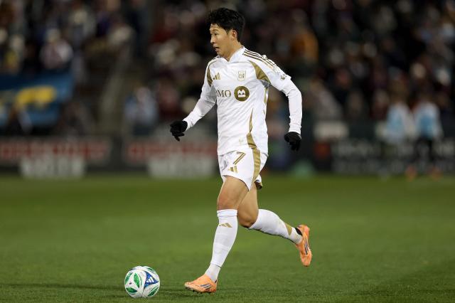 손흥민로스앤젤레스FC이 19일 미국 메이저리그사커MLS 정규리그 최종전에서 시즌 9호골을 터뜨렸다 사진연합뉴스·로이터