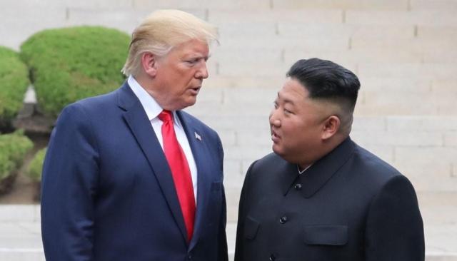 도널드 트럼프 미국 대통령과 김정은 북한 국무위원장 사진연합뉴스