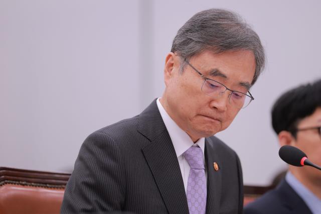 조현 외교부 장관이 13일 오전 서울 여의도 국회에서 열린 외교통일위원회 국정감사에 출석하고 있다 20251013사진유대길 기자 dbeorlf123ajunewscom