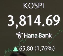 코스피 3800 돌파…이제는 사천피 보인다