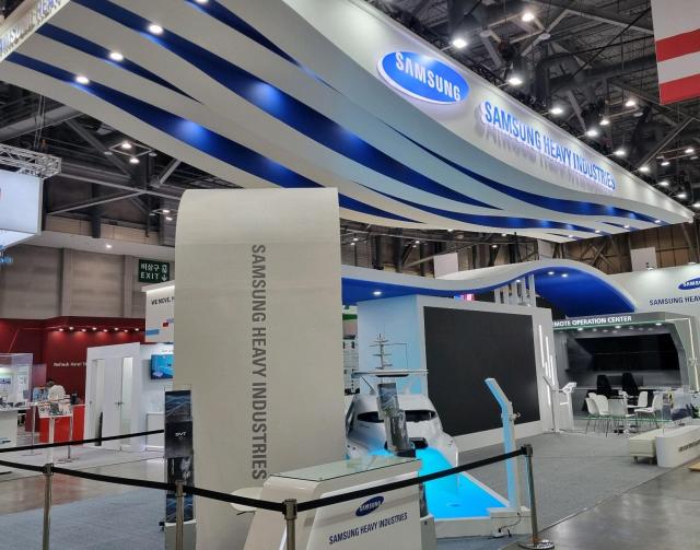 사진 코마린 2025에 설치된 삼성중공업 부스 전경jpg