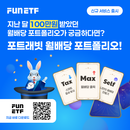 삼성자산운용은 자사의 상장지수펀드ETF∙펀드 플랫폼 FunETF 내 월배당 포트폴리오 서비스 포트래빗PortRabbit을 모바일 버전으로 새롭게 선보인다고 21일 밝혔다 사진삼성자산운용 