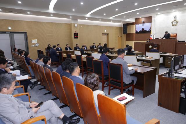 제335회 임시회 개회 본회의장모습사진서천군의회