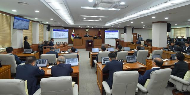 제267회 임시회 폐회 전경사진논산시의회
