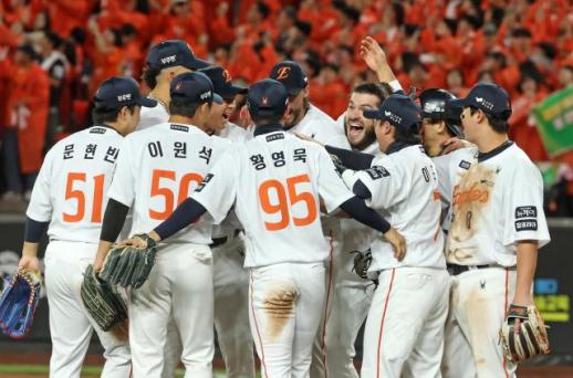 [포토] 한화 이글스, 한국시리즈 진출