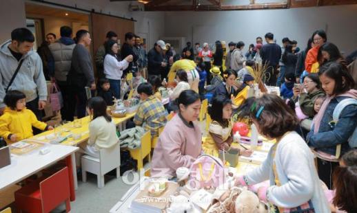 [포토] 어린이 프로그램 새싹장터, 성동구 코사이어티에서 열려