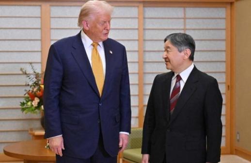 트럼프, 나루히토 일왕 면담...다카이치와 좋은 회담 될 것