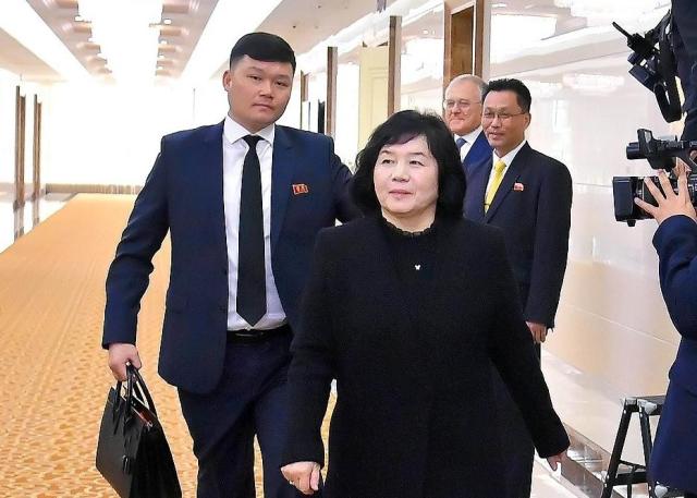최선희 북한 외무상 사진연합뉴스