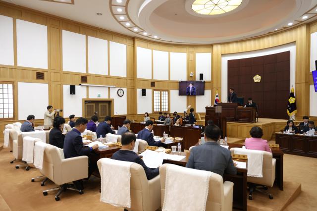 경산시의회 제265회 임시회 제2차 본회의 개최 모습 사진경산시의회