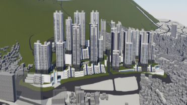 가칭수정4구역 조감도안사진부산동구