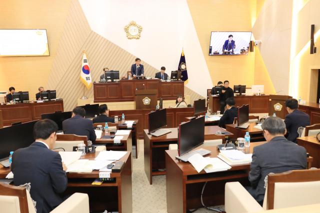 삼척시의회가 제267회 임시회를 개회하고 있다 사진삼척시의회