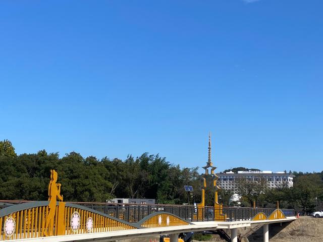 경주 보문관광단지 사랑교 전경 사진경상북도문화관광공사