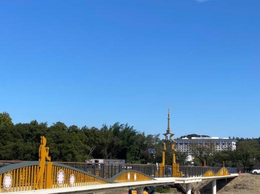 APEC 정상회의 앞두고 경주 보문관광단지 사랑교 임시 개통