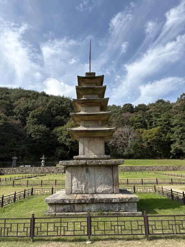 서산 보원사지 오층석탑 사진국유청