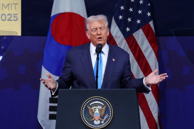 트럼프 미국 대통령 APEC CEO 서밋 연설사진연합뉴스