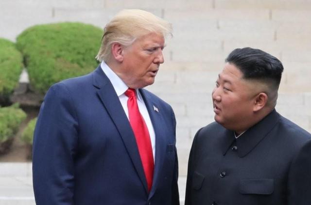 도널드 트럼프 미국 대통령과 김정은 북한 국무위원장 사진연합뉴스