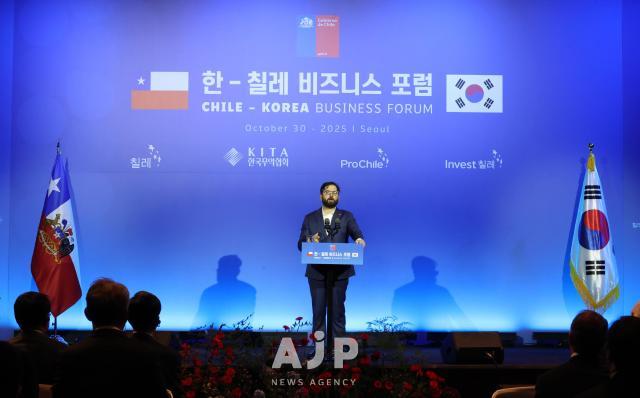 Chiles President Boric urges deeper partnership with South Korea beyond trade