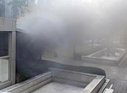 하남시 망월동 아파트 지하주차장 화재 '완진'…"다량 연기 발생"