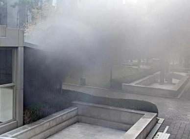 하남시 망월동 아파트 지하주차장 화재 '완진'…"다량 연기 발생"