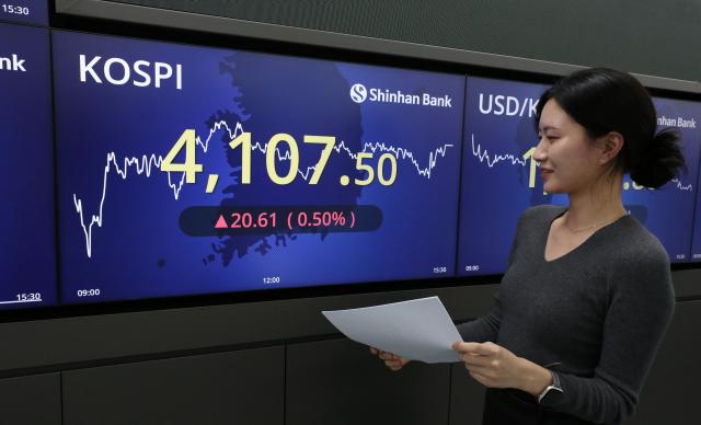 KOSPI突破4100点创新高