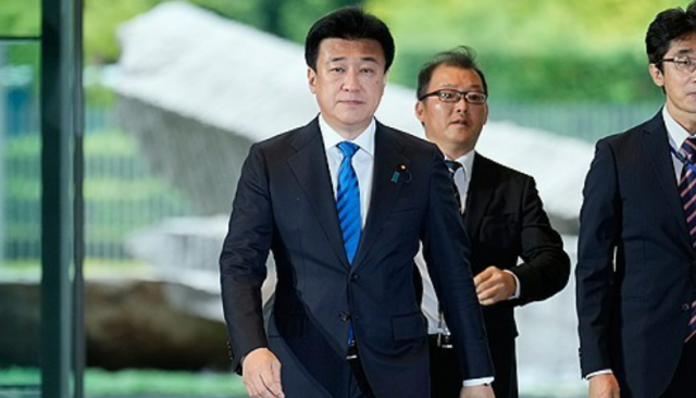 기하라 미노루 일본 관방장관 AP연합뉴스 자료사진