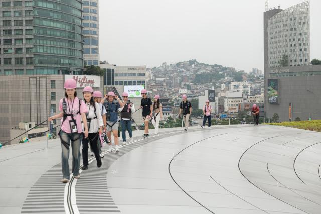 ddp루프탑투어 봄 체험 모습 사진서울시