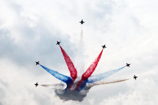 블랙이글스 비행 모습 사진연합뉴스