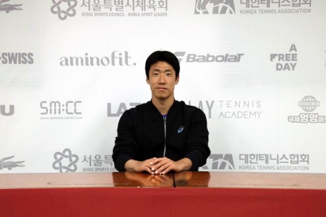 2025 유진투자증권 서울오픈과 관련해 이야기하는 신우빈 사진2025 유진투자증권 서울오픈 테니스 조직위원회
