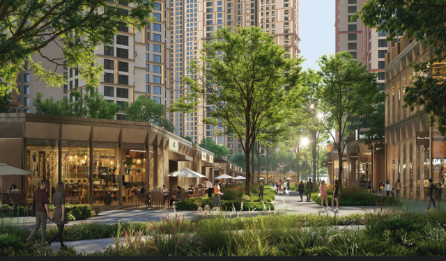 HDC현대산업개발이 서울시 노원구 월계동 일원에 조성하는 서울원 상업시설 투시도 웰니스 레지던스 쇼핑몰과 스트리트몰 프라임오피스 글로벌 라이프 스타일 호텔 등이 예정됐다 사진 HDC현대산업개발