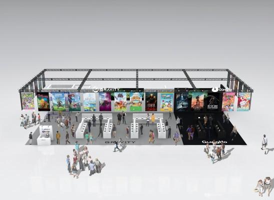 그라비티 지스타 2025 부스 조감도 사진그라비티