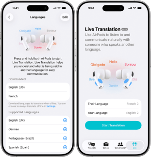 애플, 에어팟·전화 등에 실시간 번역 기능 적용···한국어도 지원 