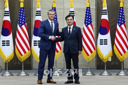 [포토] 악수하는 한·미 국방장관