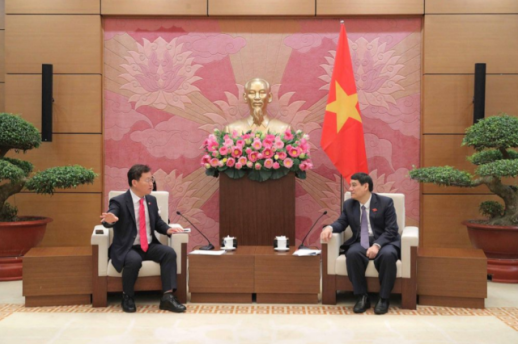 Chủ nhiệm Ủy ban Văn hóa và Xã hội Việt Nam tiếp Đoàn Ủy ban Môi trường và Lao động Hàn Quốc