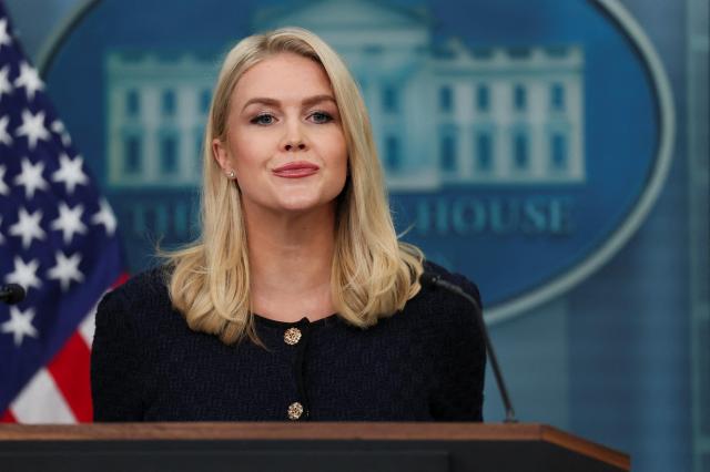 캐롤라인 레빗 백악관 대변인 사진로이터·연합뉴스