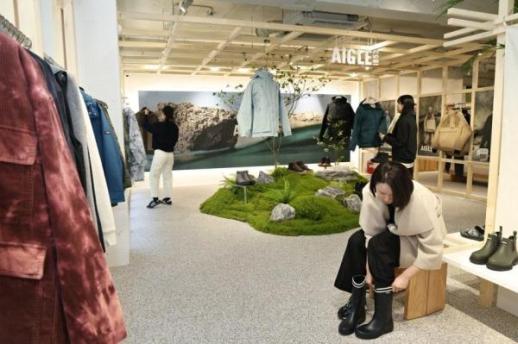 롯데홈쇼핑, 한남동서 프랑스 아웃도어 에이글 팝업스토어 오픈